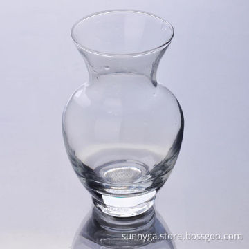 Vase-shaped Glass, Machine Blown, with Heavy Bottom and 12.7cm Height